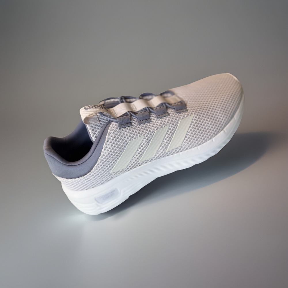 NWT Adidas Cloudfoam Comfy Shoes Gray/Silver Violet Women's Size 9.5